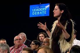 LeadersDebateHeckler